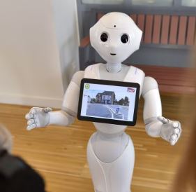 image intelligence artificielle - robot humanoide