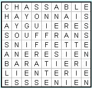 image Mots croises - Grille de Brice Allenbrand