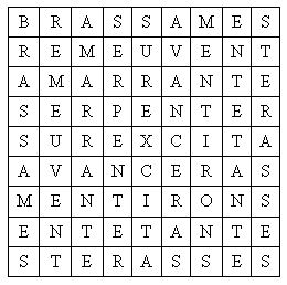 image Mots croises - Grille de Guy Brouty