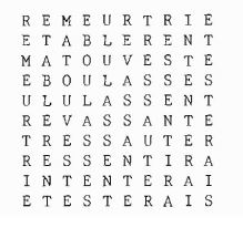 image Mots croises - Grille de Michel Laclos