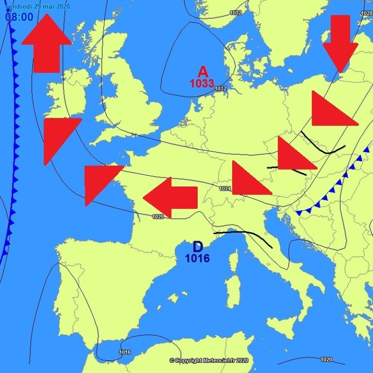 Image Meteorologie : vent - bise