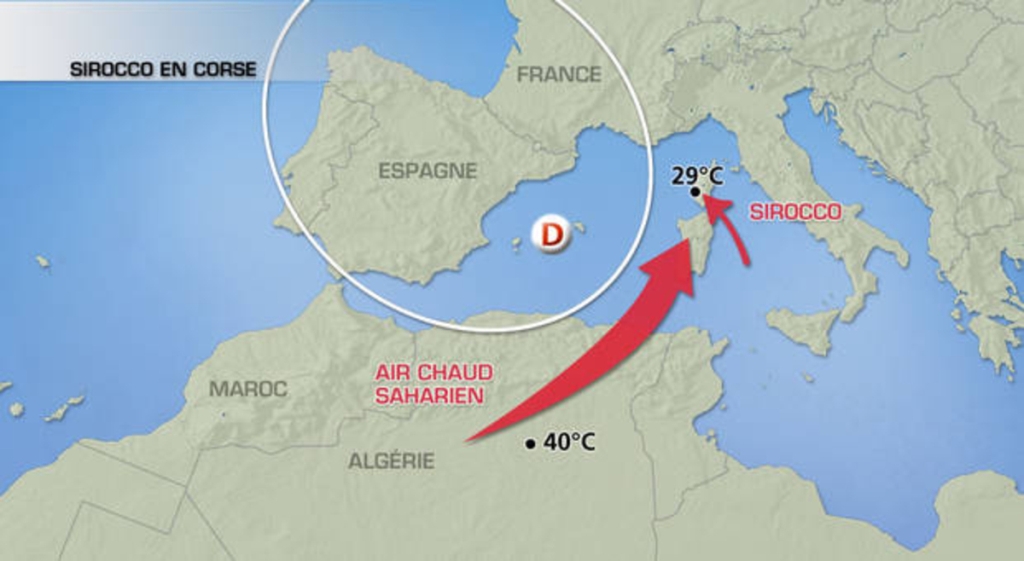 Image Meteorologie : vent - sirocco