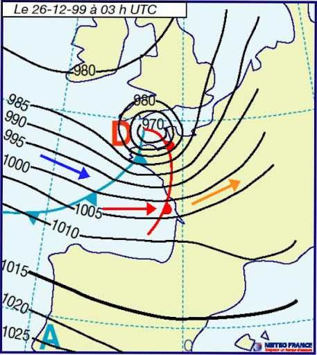 Image Meteorologie : vent - suroit et noroit