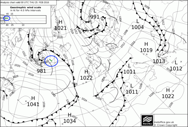 Image Meteorologie : carte meteo du UK met office
