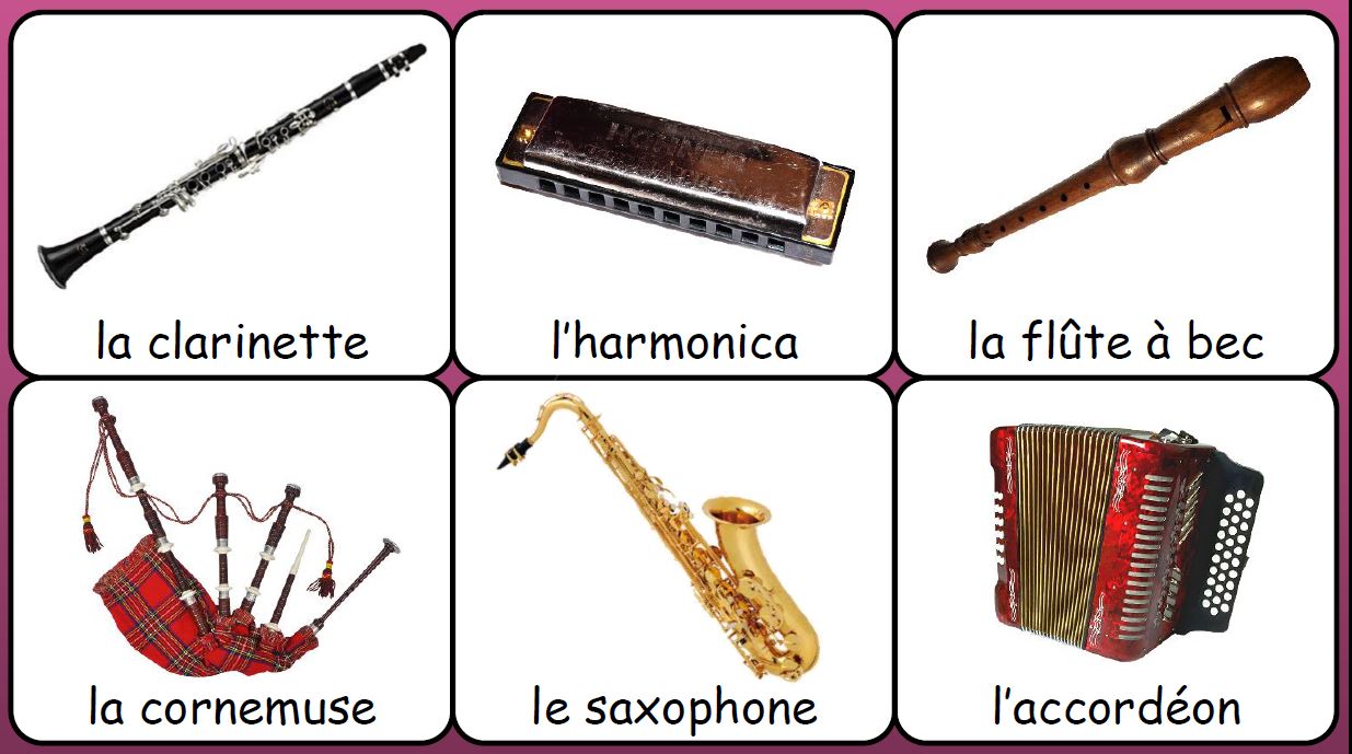 Image Musique : Instruments de musique a bois