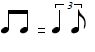 Image Musique : Interpretation ternaire