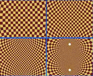Image Relativite : Distorsion de la sphere celeste