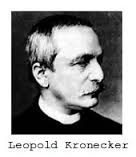 Image Relativite : Kronecker